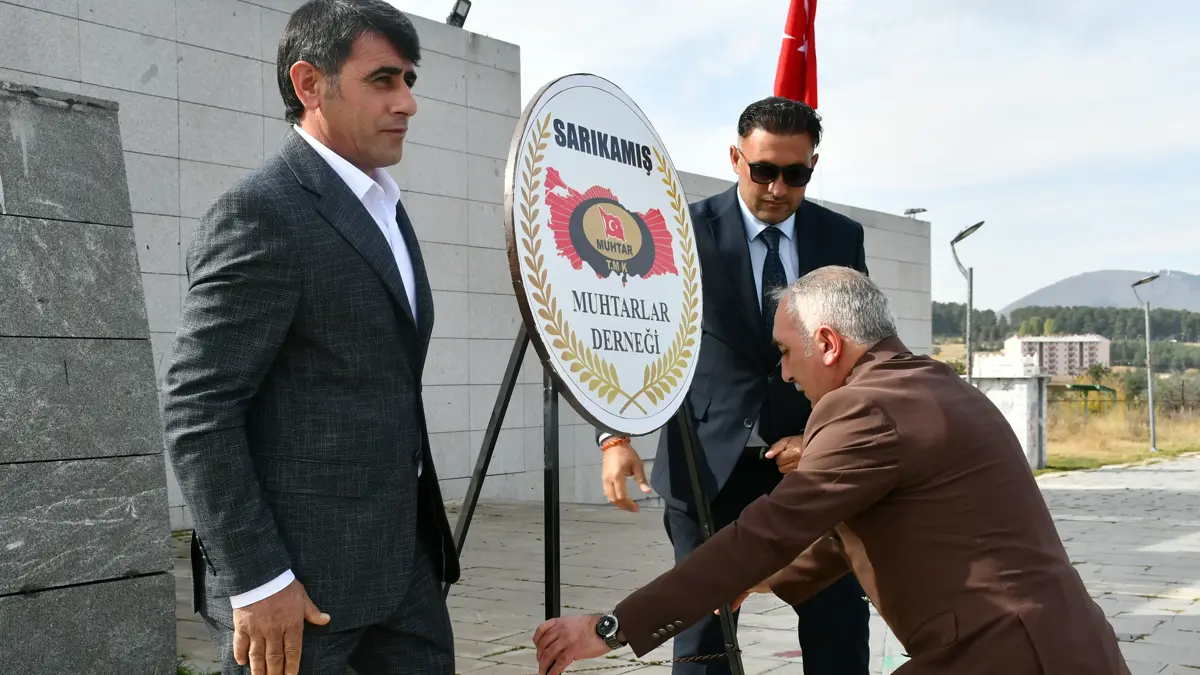 Sarıkamış'ta Muhtarlar Günü Kutlandı