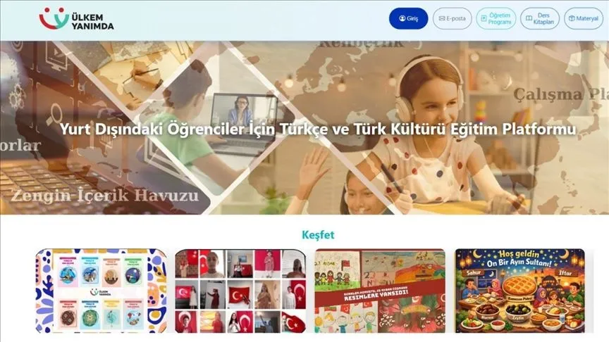 MEB'in "Ülkem Yanımda" platformuyla 16 ülkede 2 binden fazla çocuğa ulaşıldı