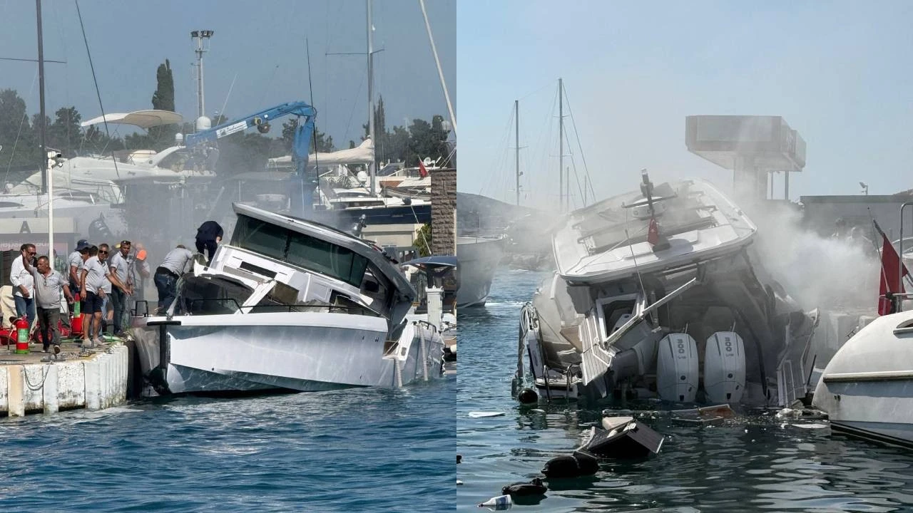 Bodrum'da patlayan lüks teknenin sahibi ünlü iş adamı çıktı