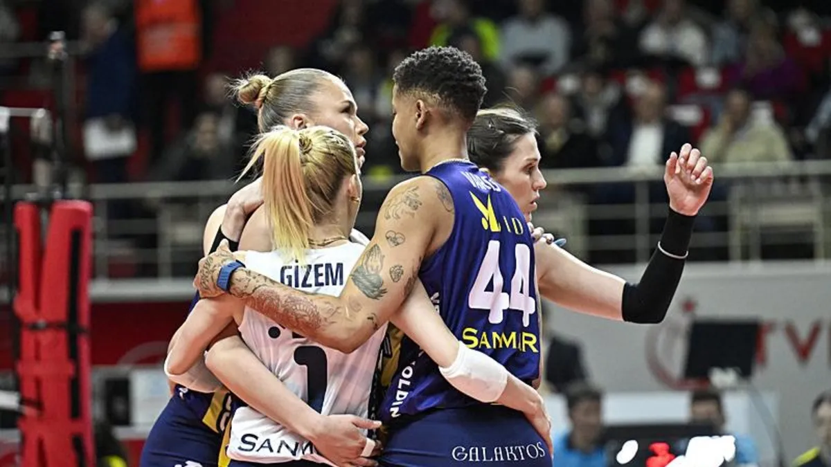 Fenerbahçe Medicana 3-1 Galatasaray Daikin (MAÇ SONUUCU ÖZET)