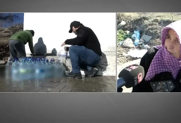 Ankara susuz kaldı: Vatandaş bidonlarla su taşıyor