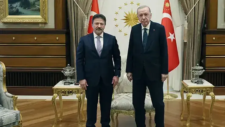 Cumhurbaşkanı Erdoğan, Tesk Genel Başkanı Yiğiner'i Kabul Etti