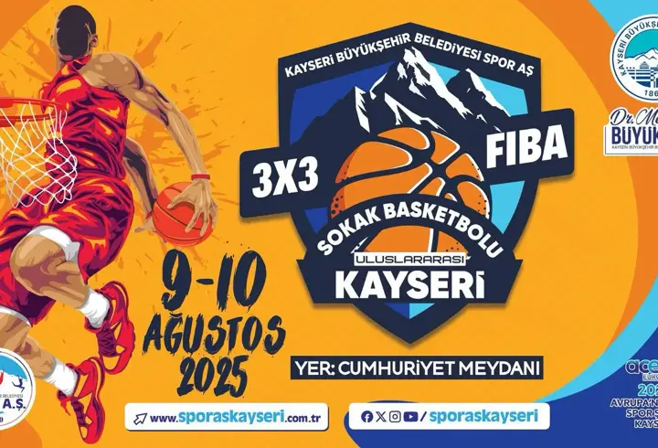 Kayseri’de FIBA onaylı basketbol turnuvası düzenlenecek