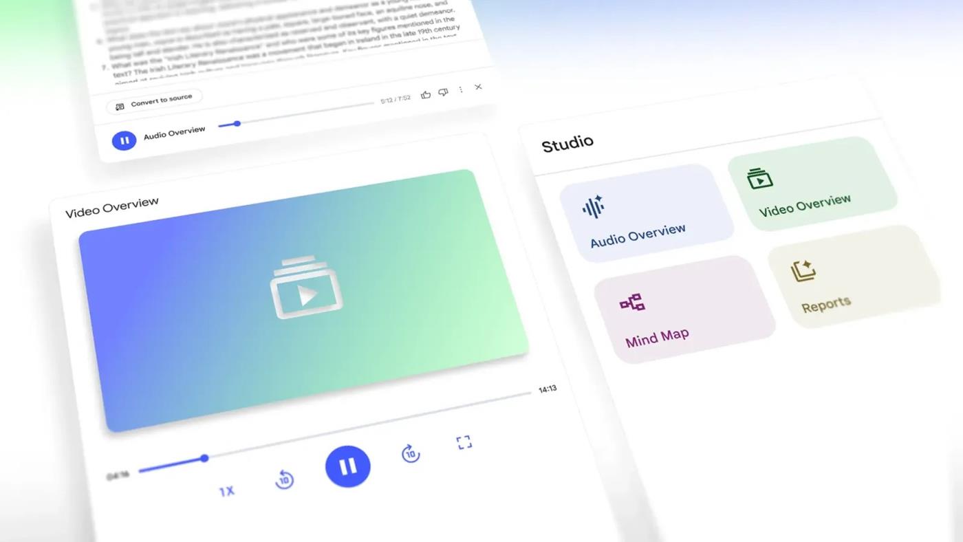 Google NotebookLM artık yapay zeka ile sesli slaytlar da yapıyor