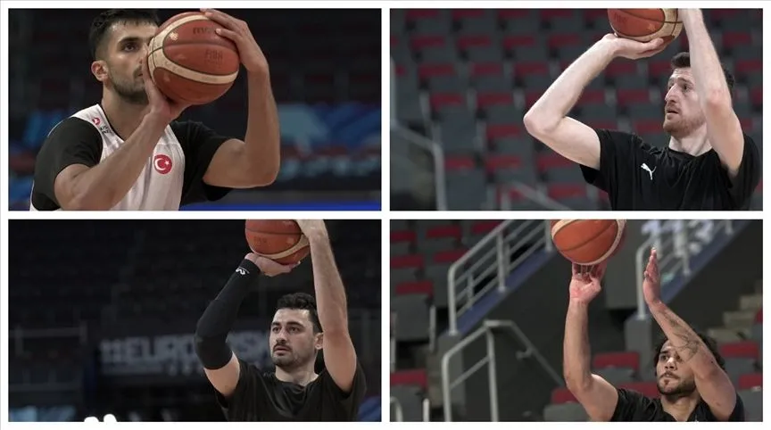 A Milli Erkek Basketbol Takımı, Letonya'da ilk antrenmanını yaptı