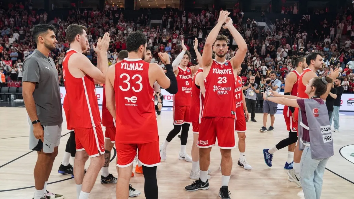 A Milli Erkek Basketbol Takımı Avrupa Şampiyonası için Letonya'da