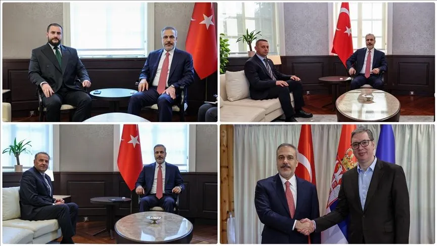 Dışişleri Bakanı Fidan, Sırbistan'da temaslarda bulundu