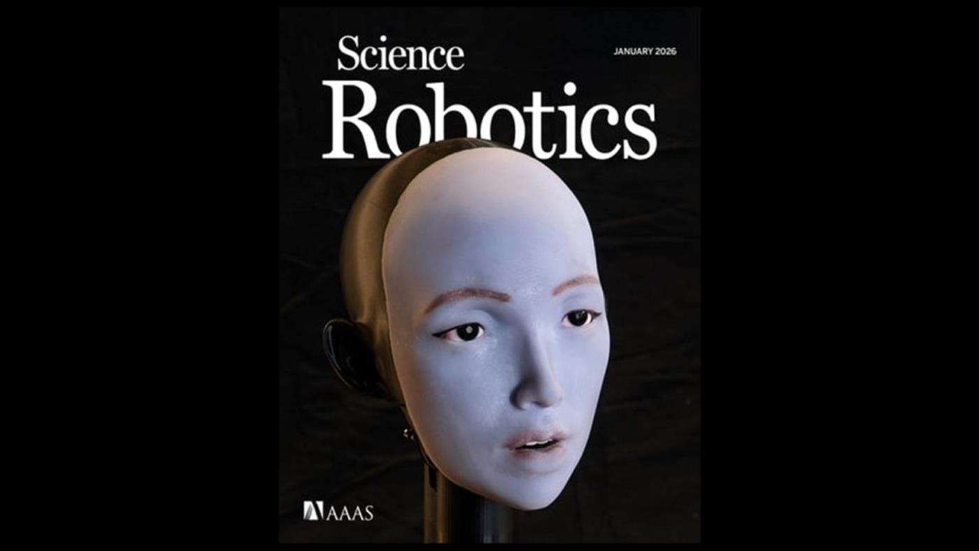 Dudak senkronizasyonu yapan robot EMO insan gibi konuşmayı öğreniyor