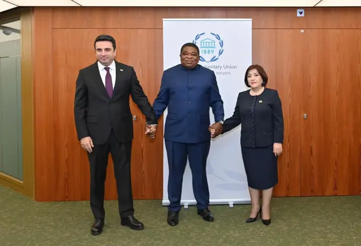 Azerbaycan ve Ermenistan parlamento başkanları Cenevre'de bir araya geldi