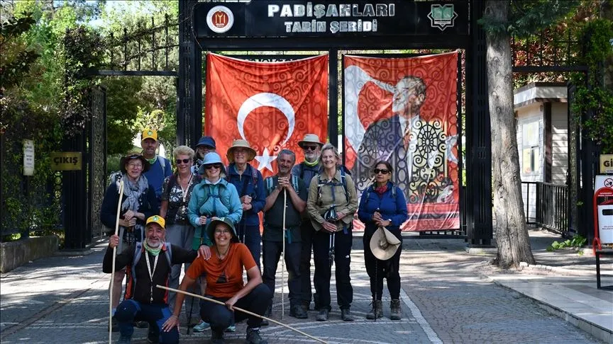 "Sofi Yolu"nu takip eden gezginler Bilecik'te mola verdi