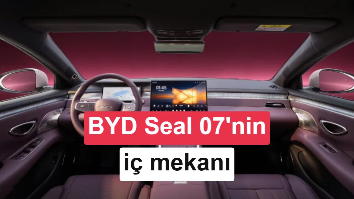 Yeni BYD Seal 07'nin İç Mekanı Ortaya Çıktı: Masajlı Koltuklar Ve 20 Hoparlörlü Ses Sistemi
