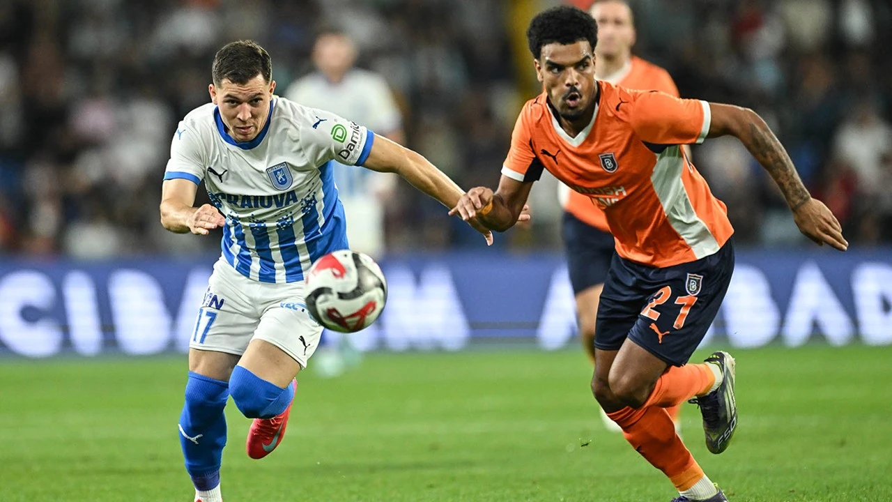 İstanbul Başakşehir Universitatea Craiova'ya 2-1 mağlup oldu
