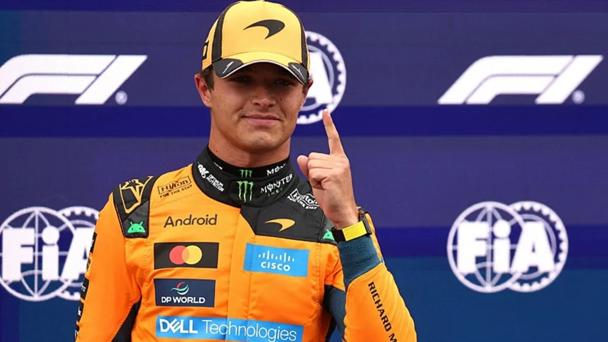 Formula 1 Hollanda Grand Prix'sinde pole pozisyonu Lando Norris'in oldu