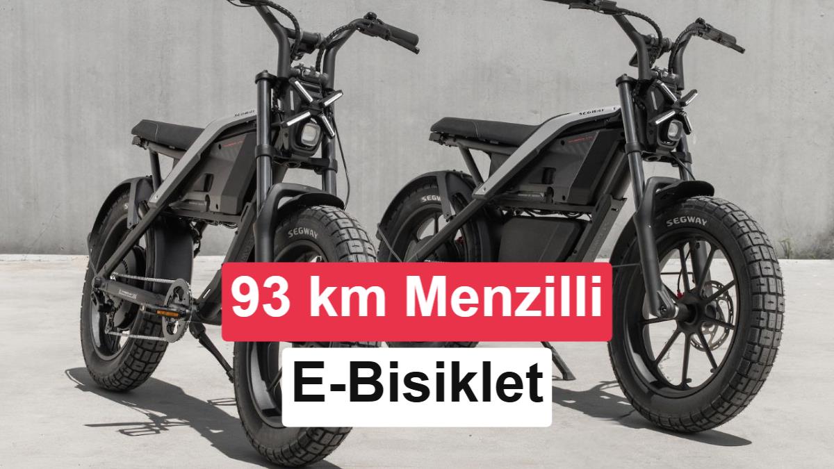 Kalın tekerlekli e-bisiklet Segway Xyber Air tanıtıldı: 93 km menzil ve 45 km/s hız
