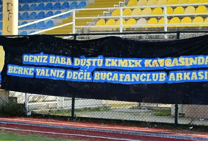Babasını kaybeden Bucasporlu Berke'ye taraftar morali