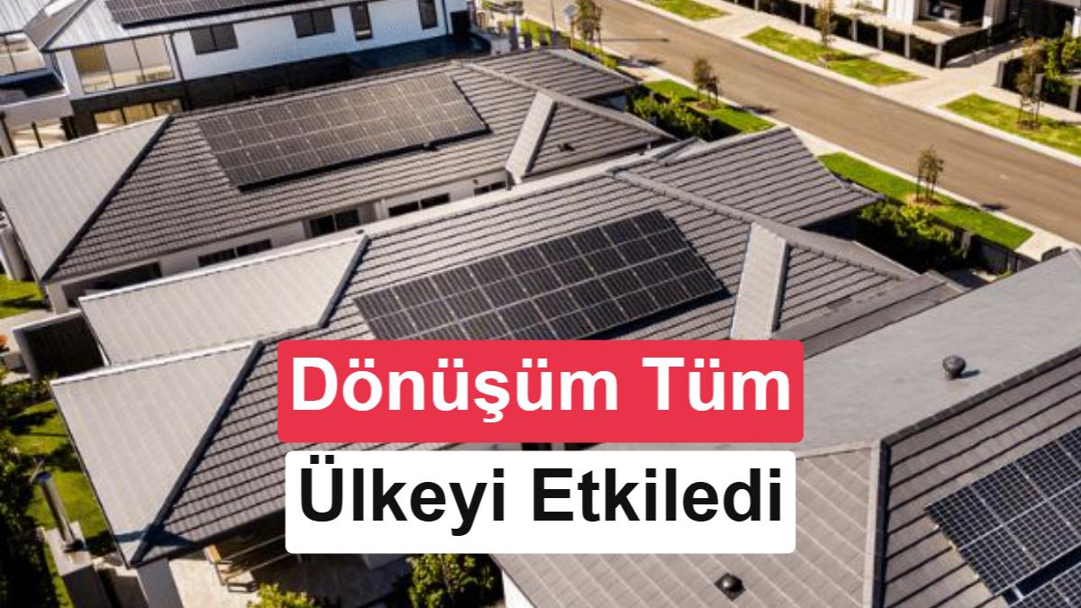 Avustralya'nın çatı üstü güneş panelleri, elektrikli otomobil satışlarını da yukarı çekti