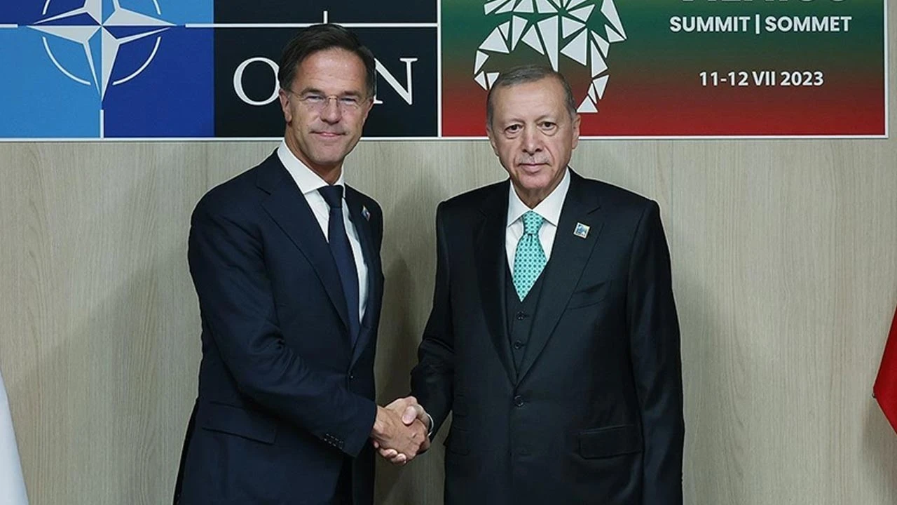 Cumhurbaşkanı Erdoğan'la Rutte arasında kritik görüşme