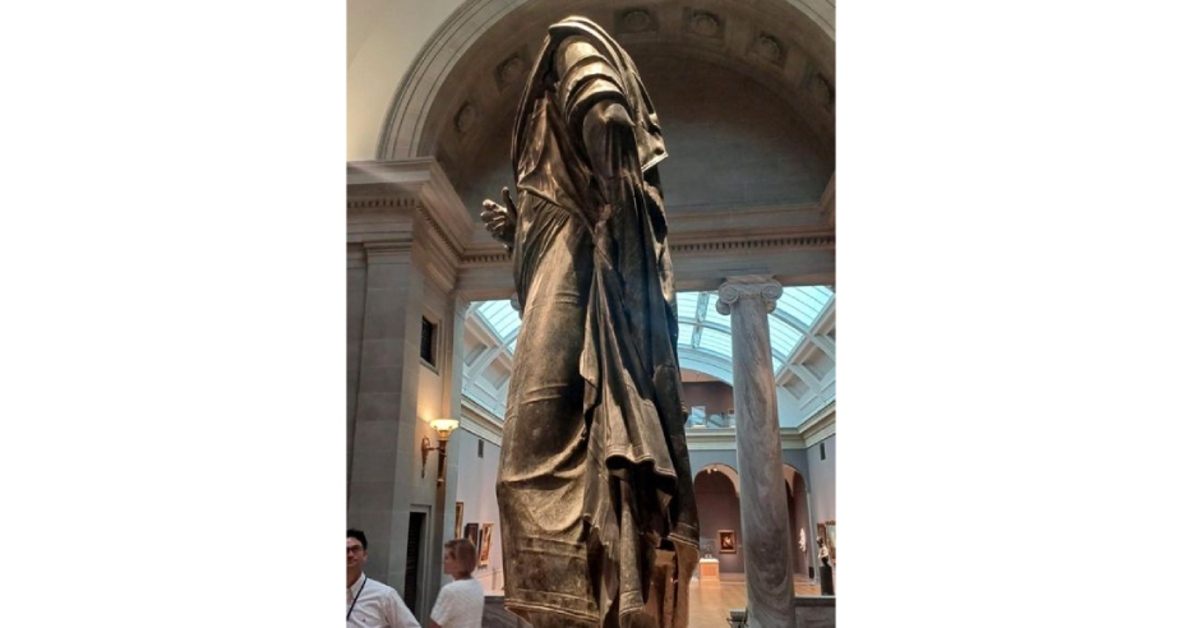Marcus Aurelius'un heykeli Cumhurbaşkanlığı Millet Kütüphanesi'nde