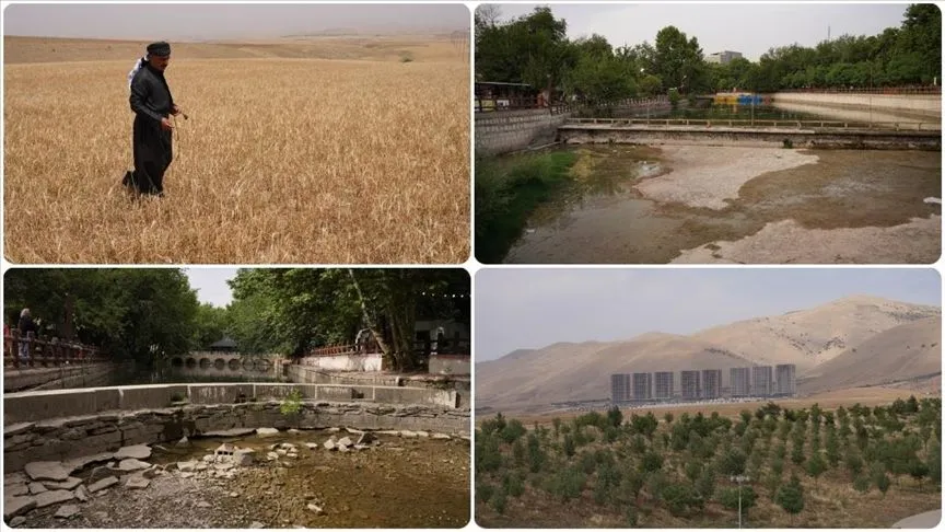 Süleymaniye'de yağışın azalması su seviyesini olumsuz etkiliyor