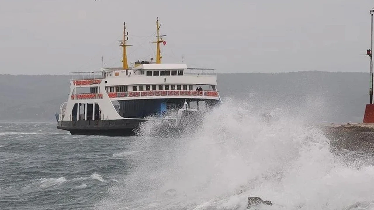 Geyikli-Bozcaada hattındaki bazı feribot seferleri iptal edildi