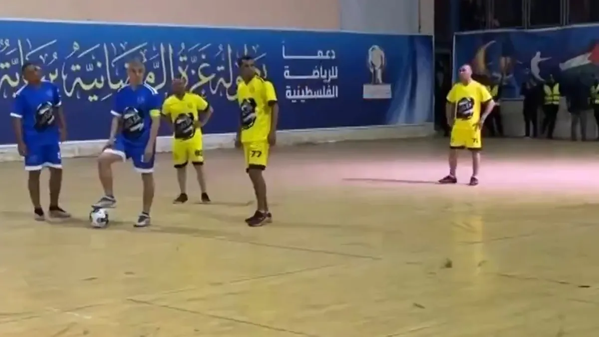 Gazze'de 'Ramazan Futbol Turnuvası' düzenlendi