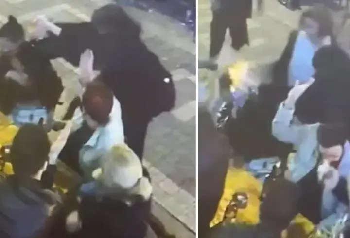 Kadıköy'de korkunç anlar! Kadının üzerine yanıcı madde atıp kaçtı