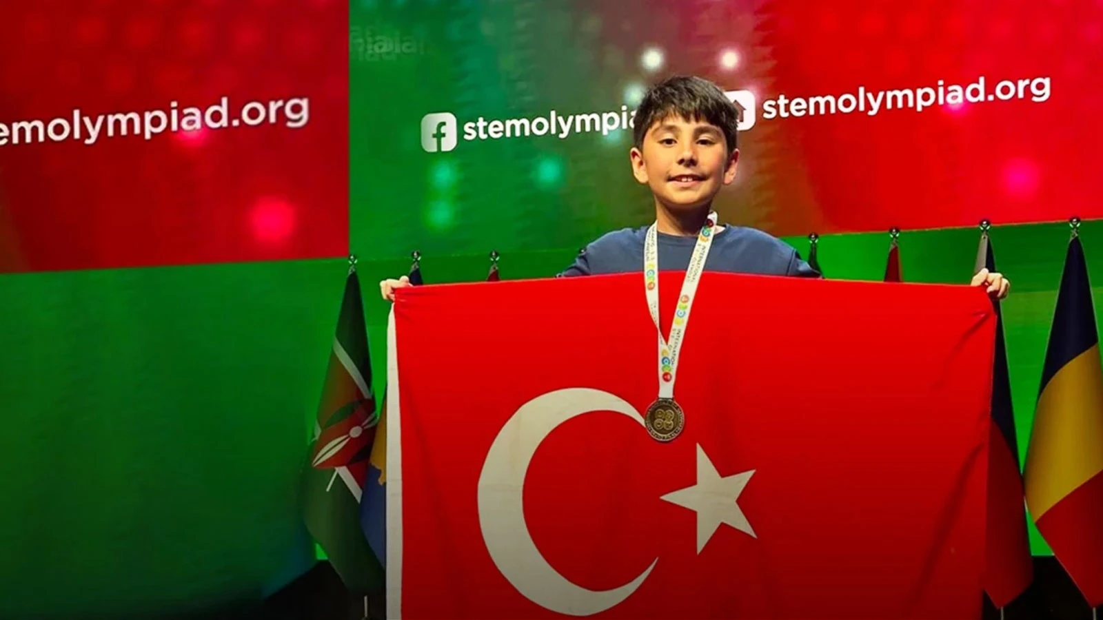 Türkiye'yi gururlandırdı. 10 yaşında ikinci dünya birinciliği