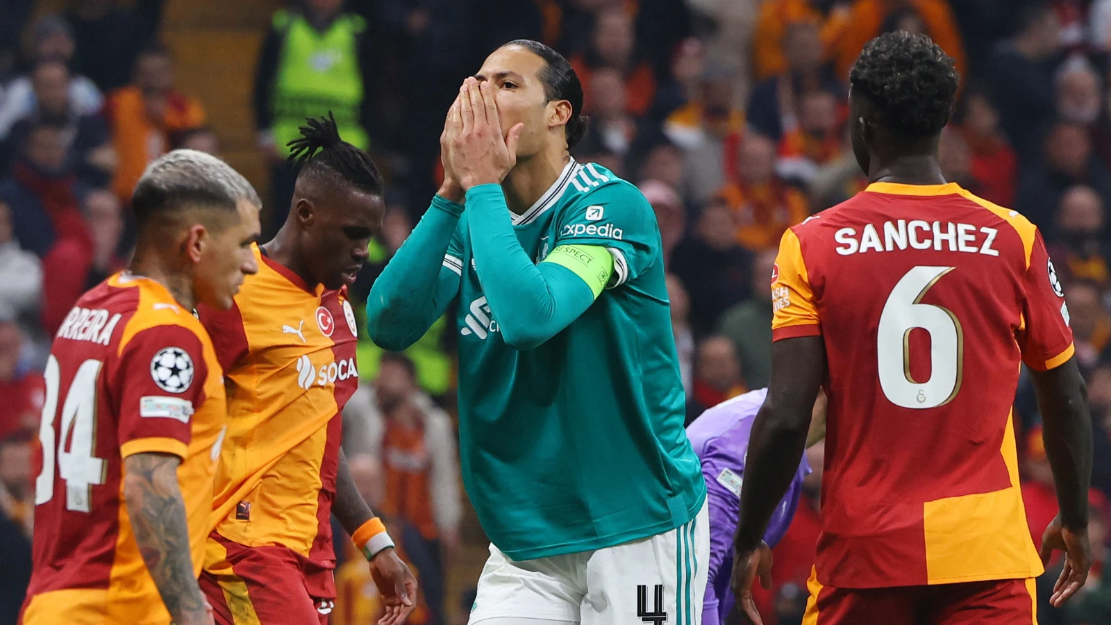 Davinson Sanchez, Liverpool deplasmanında yok