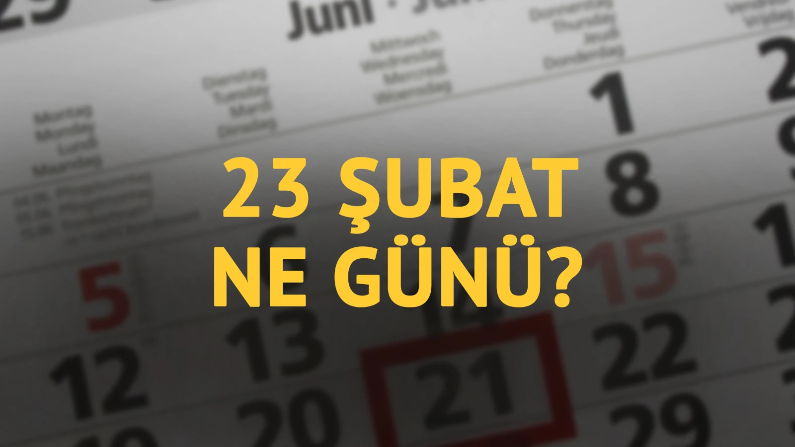 23 Şubat ne günü? 23 Şubat'ın anlam ve önemi ne?