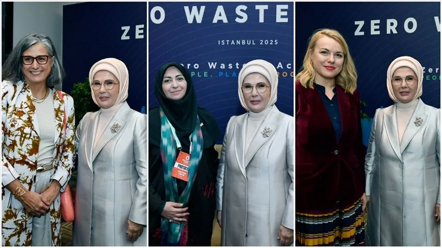 Emine Erdoğan, Uluslararası Sıfır Atık Forumu kapsamında görüşmeler gerçekleştirdi