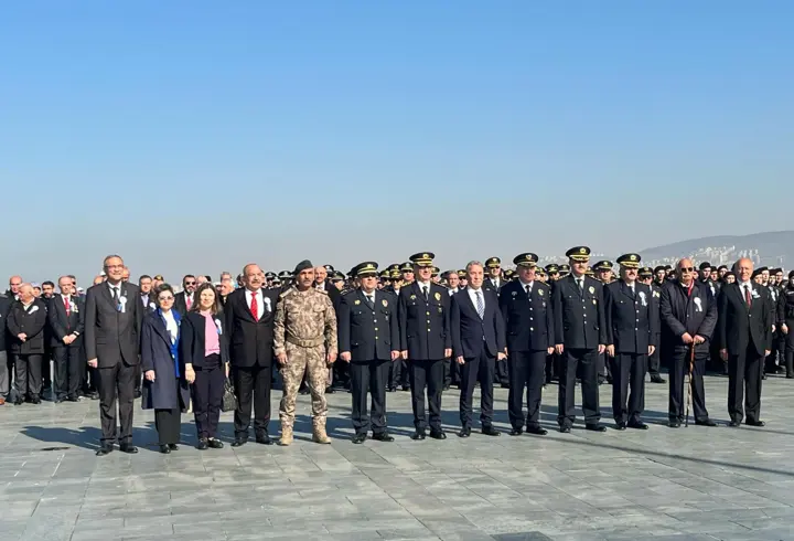 İzmir'de Türk Polis Teşkilatı'nın 180'inci kuruluş yılı kutlandı