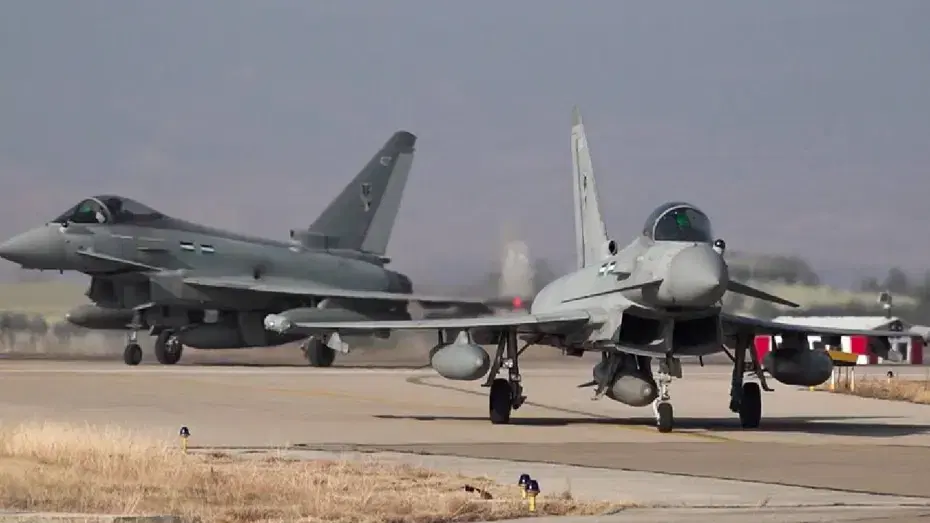 Katar'da üçlü zirve. Eurofighter savaş uçağında sona doğru