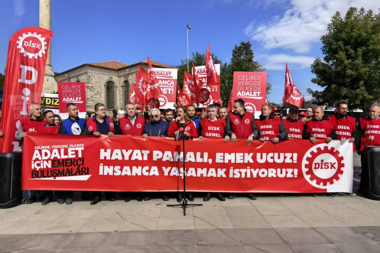 Disk'in 'Emekçi Buluşması' Tekirdağ'da: Gelirde, Vergide Ve Ülkede Adalet İstiyoruz
