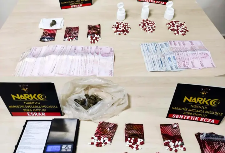 Manisa'da uyuşturucu operasyonu: 2 tutuklama