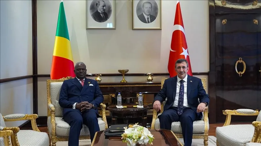 Cumhurbaşkanı Yardımcısı Yılmaz, Kongo Başbakanı Makosso ile görüştü