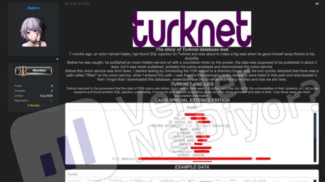2,8 milyon TurkNet müşterisine ait verilerin ele geçirildiği iddia ediliyor