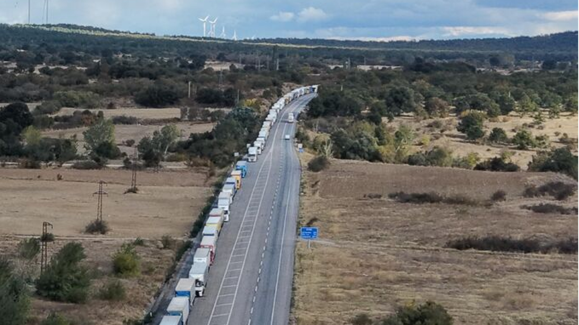 Bulgaristan Sınırında 30 Kilometre Tır Kuyruğu