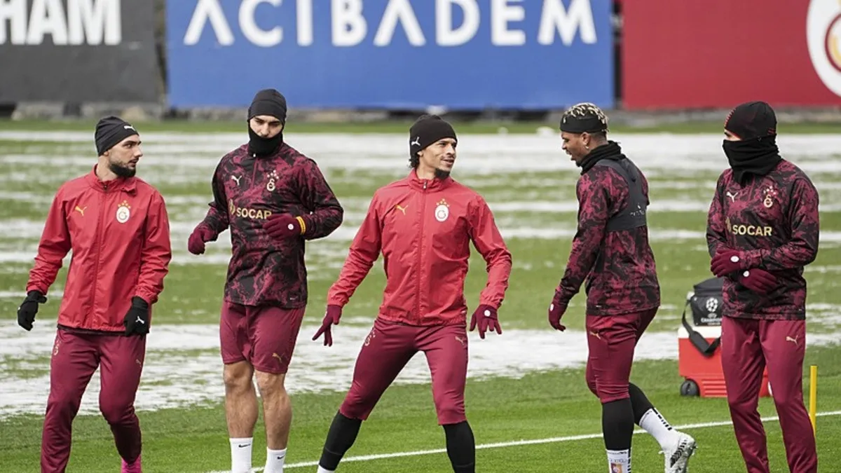 Galatasaray Atletico Madrid maçı hazırlıklarını tamamladı