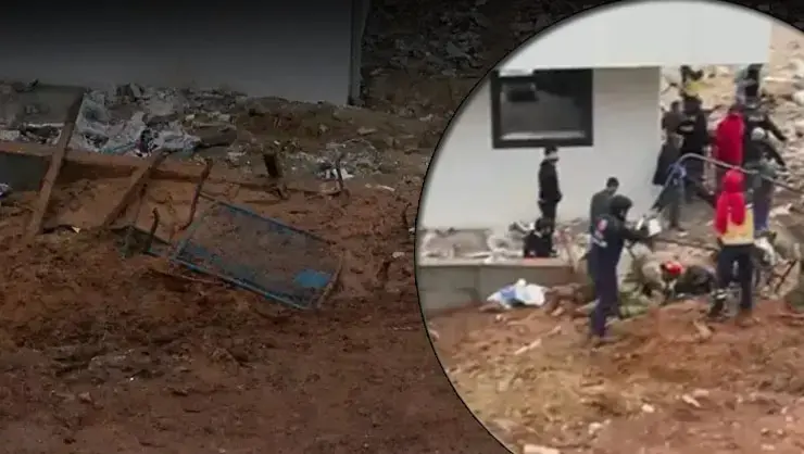 Yer: Sultanbeyli! Anne Ve Oğlu Çamura Saplandı, Ekipler Seferber Oldu