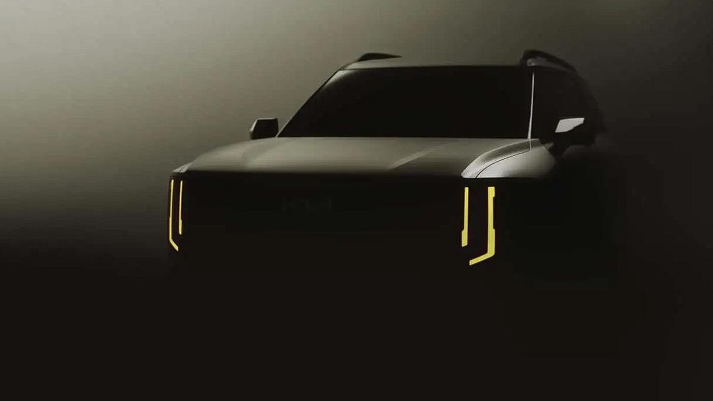 Yeni Kia Telluride'in ipucu görselleri paylaşıldı