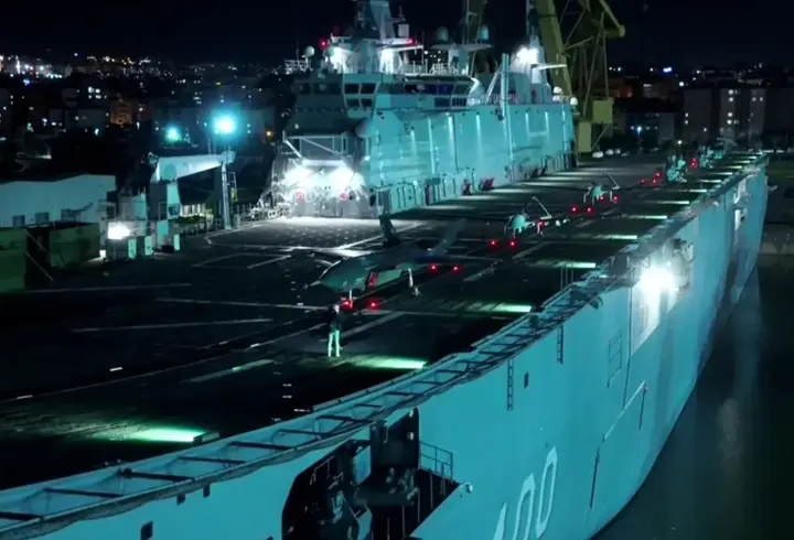 İşte Türk donanmasının gururu! Yüzen Kale: TCG Anadolu