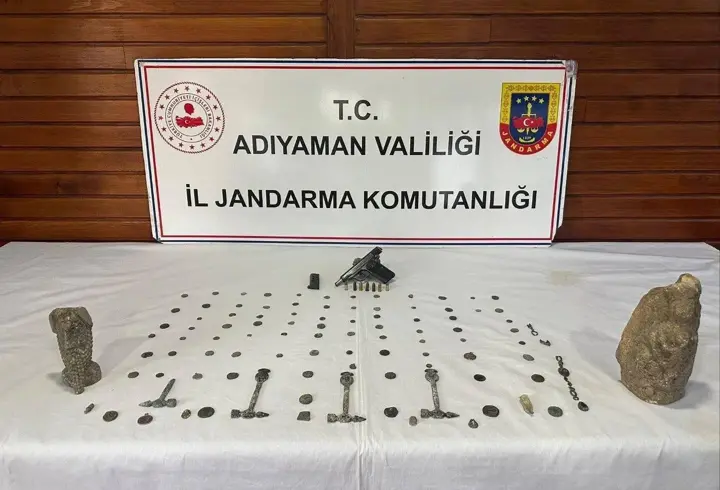 Adıyaman'da tarihi eser operasyonu: 4 gözaltı