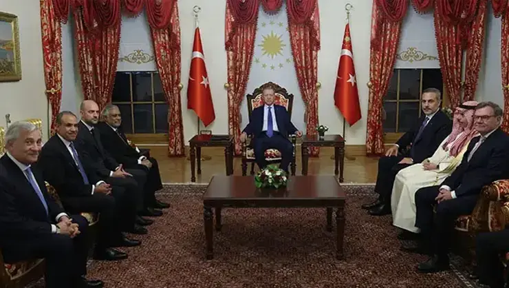 Cumhurbaşkanı Erdoğan 7 Ülkenin Bakanlarını Kabul Etti
