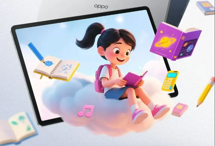Oppo Pad SE, özellikle eğitim odaklı kullanımlar için tasarlandı
