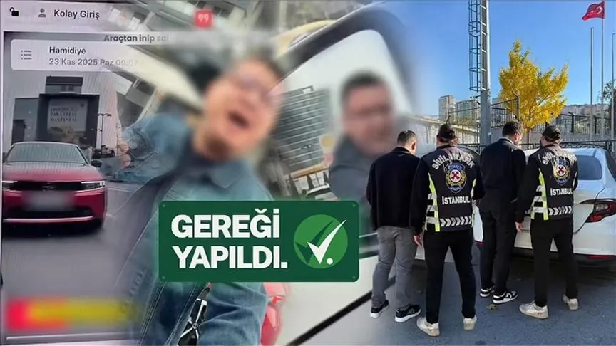 İstanbul'da trafik güvenliğini tehlikeye düşüren 2 kişi yakalandı
