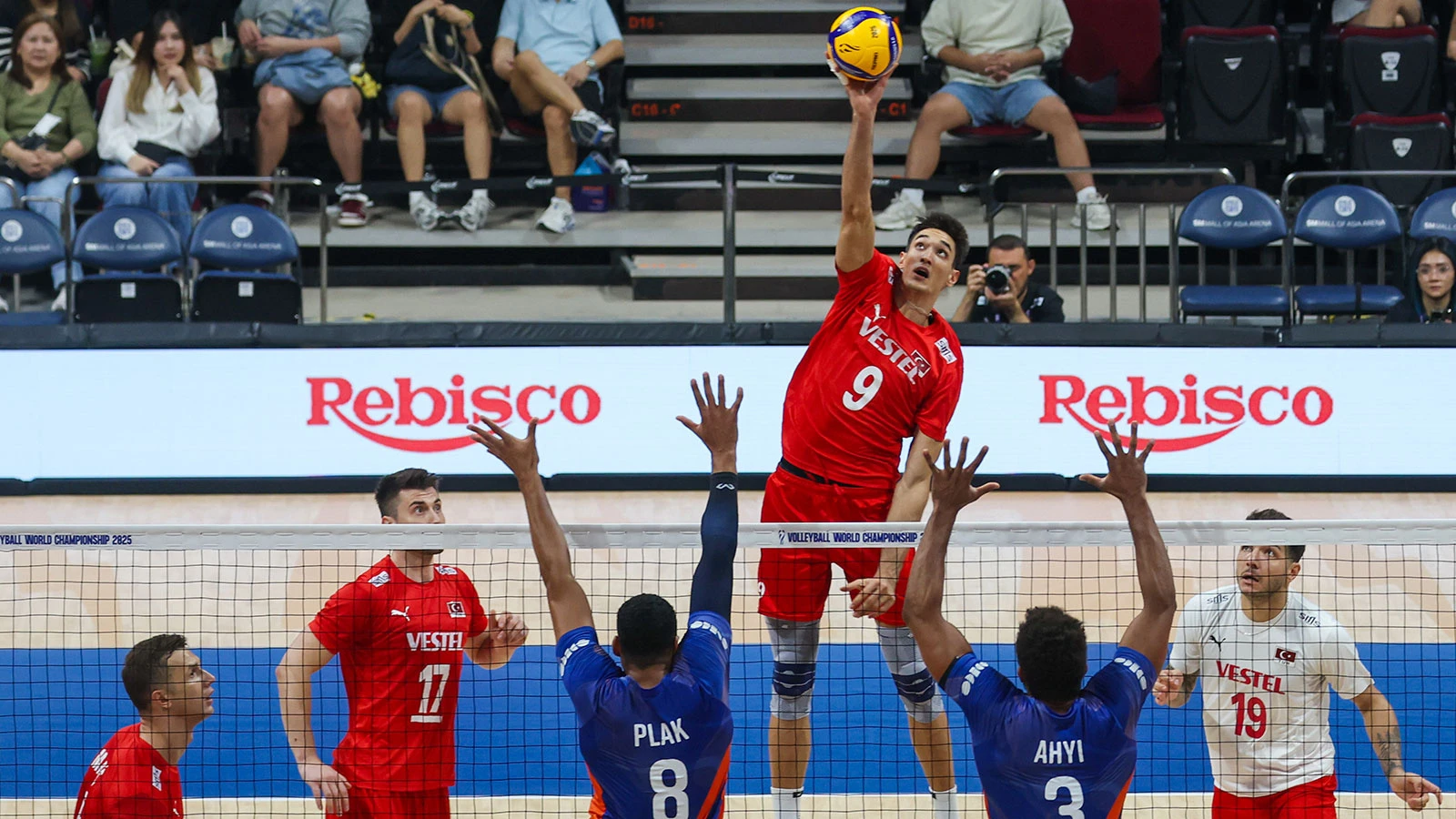 A Milli Erkek Voleybol Takımı, Dünya Şampiyonası'nda çeyrek finalde