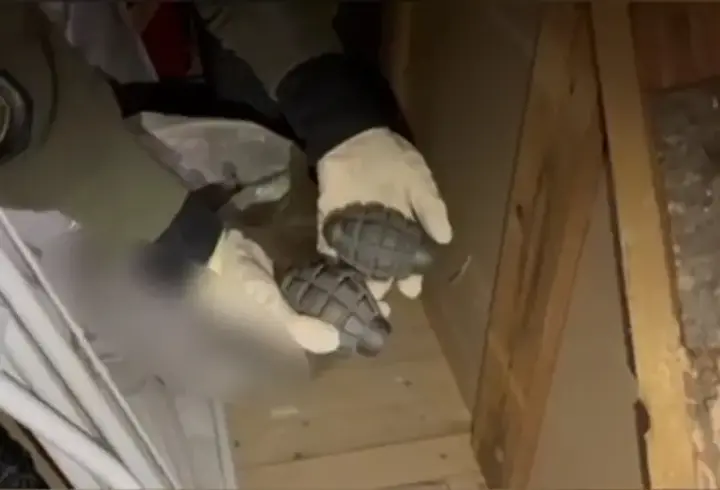 Uyuşturucu operasyonunda el bombası ve havan topu gövdeleri ele geçirildi