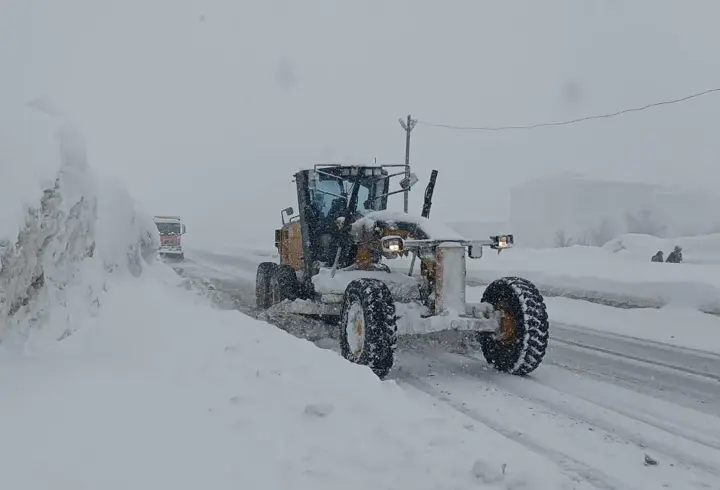 Bitlis'te kardan kapanan 197 yerleşim yerinin yolu açıldı