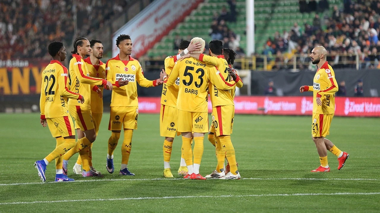 Galatasaray - Corendon Alanyaspor'u 2-1 mağlup etti