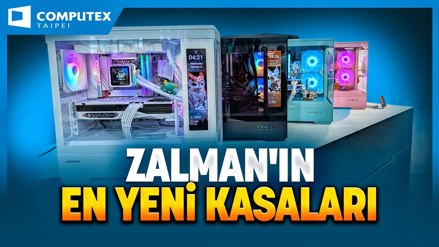 Zalman Ekranlı Kasalarıyla Karşımızda! Zalman Stant Turu - COMPUTEX 2025